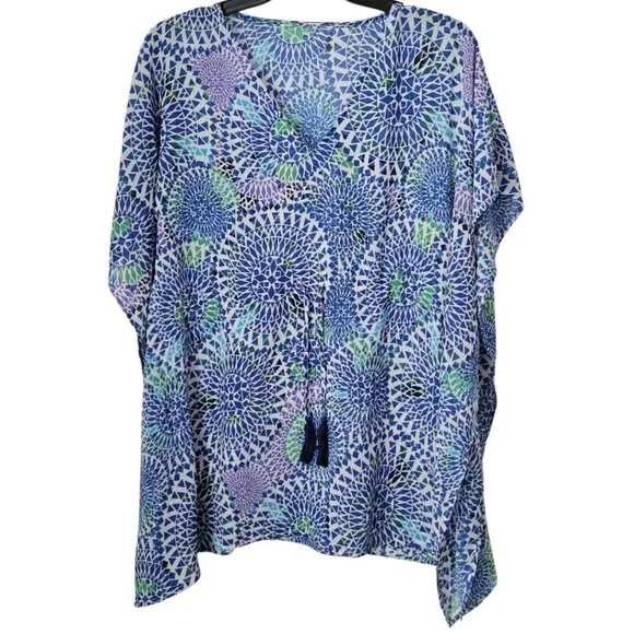 Super Cute Tropical Women's Swim Cover-up L - Picture 1 of 3